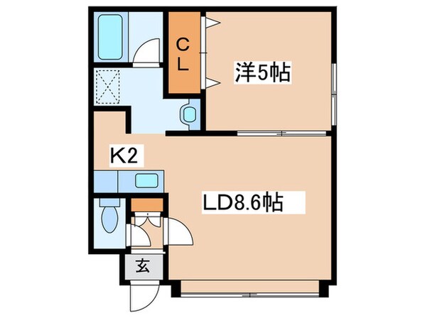 エスポア－ル福住の物件間取画像